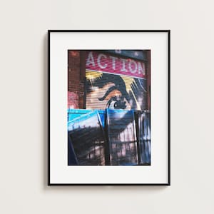 Art on Building Street Photography Fine Art Film Photography Print