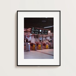 Subway Ticket Station Taiwan Street Fotografie Fine Art Film Fotografie Print