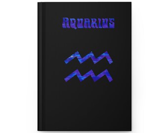 Hardcover Aquarius Journal (black)