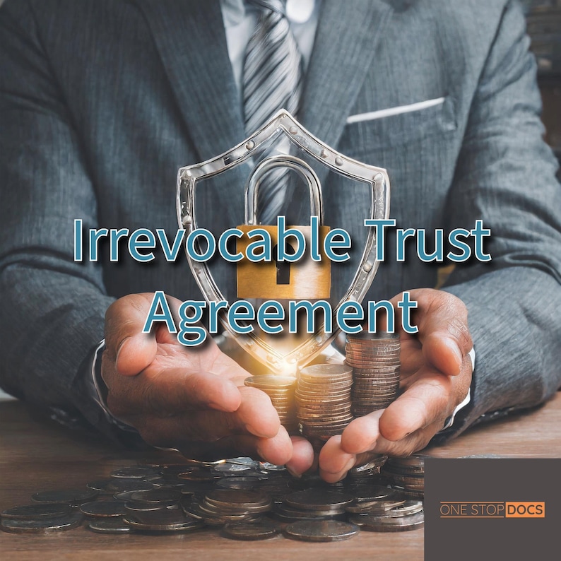Irrevocable Trust Agreement Template Etsy Irrevocable Trust Agreement Template Etsy