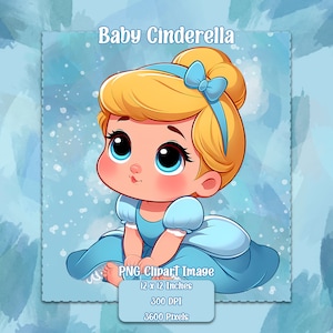 Baby Princess PNG, Transparent Background Clipart Images, Commercial License Files, Little Princess Graphics