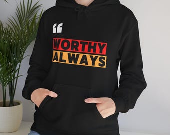 Worthy Always-hoodie: uniseks sweater van comfortmix