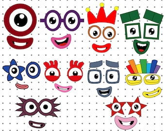 Numbers costume t-shirt png, birthday party theme, with blocks, for color groups and matching family Halloween costumes 1-10
