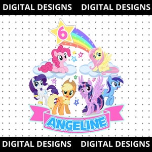 KinderGeburtstagsshirt, PonyGeburtstagsshirt, passendes PonyGeburtstagsparty-Shirt, PonyGeburtstagsshirt für Mädchen, personalisiertes PonyGeburtstagsshirt