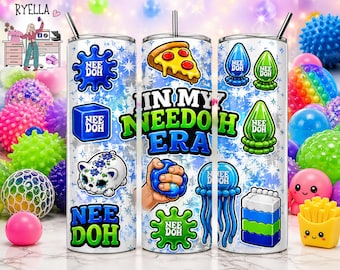 Nedeoh Era Tumbler Wrap PNG | Squishy Spielzeug Sublimation Design Instant Download