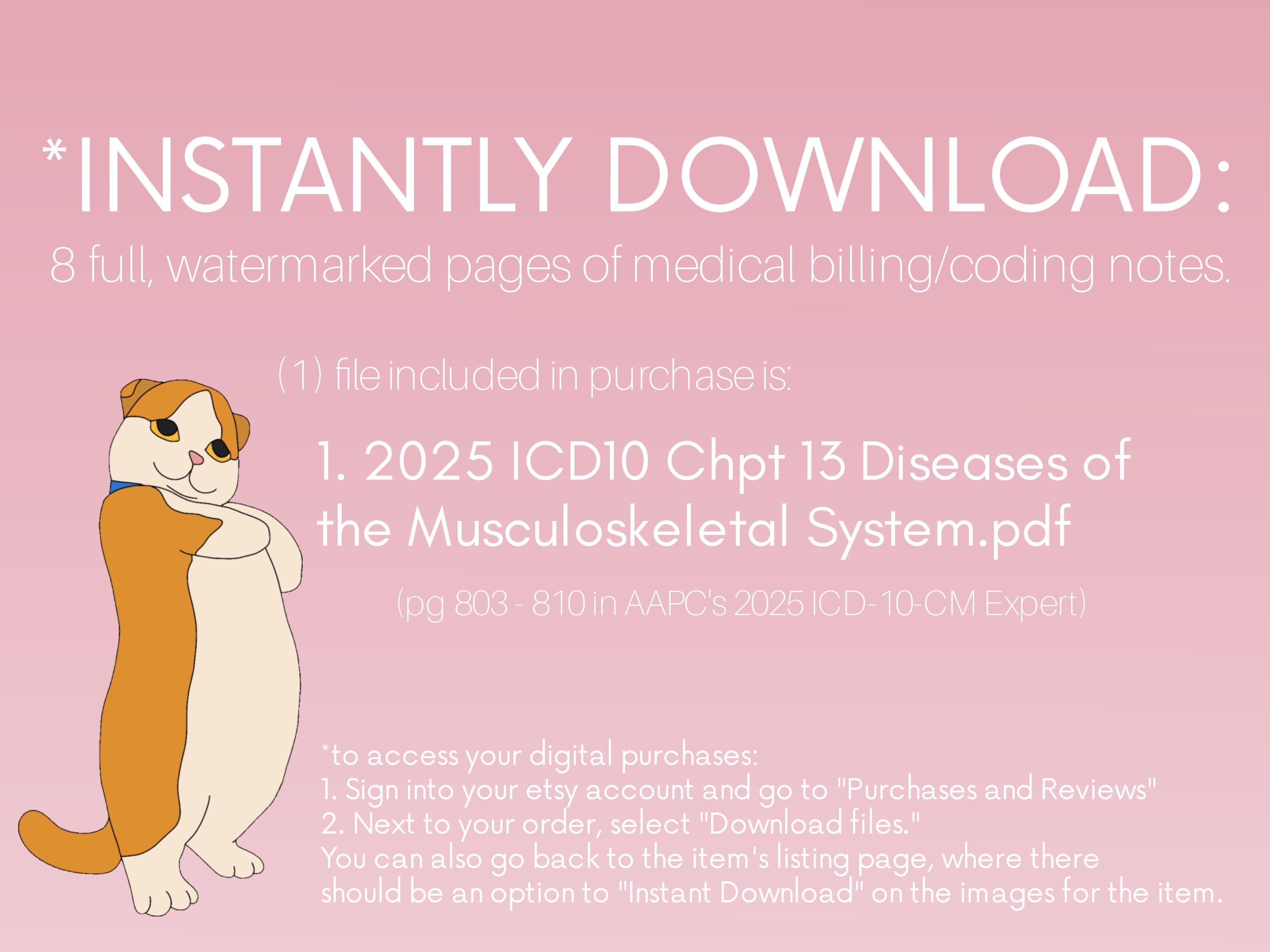 ICD-10 (2013年版) 1、3巻セット ICD-10-CM Chapter 13 Guideline Notes: Musculoskeletal System (2025