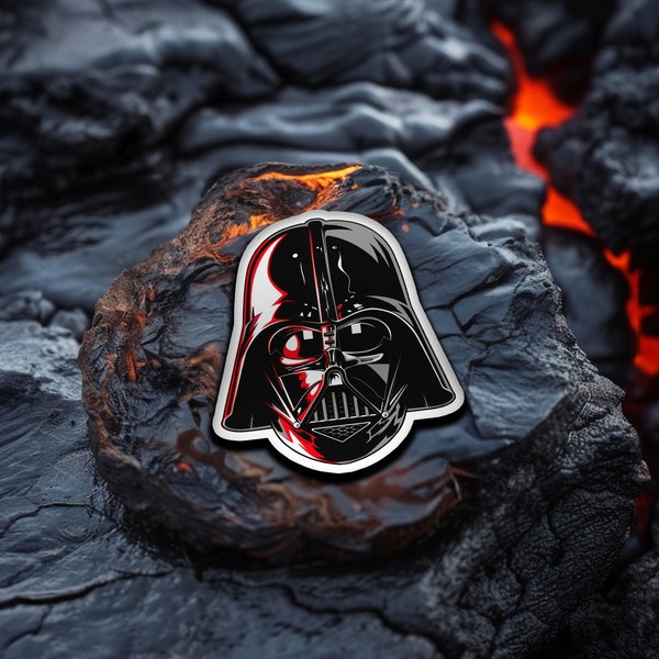 Darth Vader Sticker | Anakin Skywalker | Star Wars | Wasserdicht | Premium Sticker | Geschenk | Holographic | High Quality | Mr. Mandoo