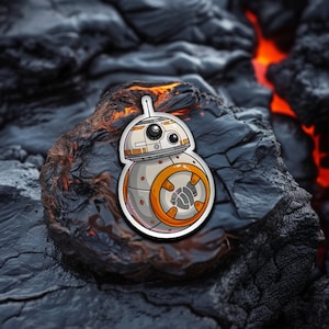 Adesivi BB-8 Droidi Guerre stellari Impermeabile Adesivi premium Regalo Olografico Alta qualità Signor Mandoo immagine 1