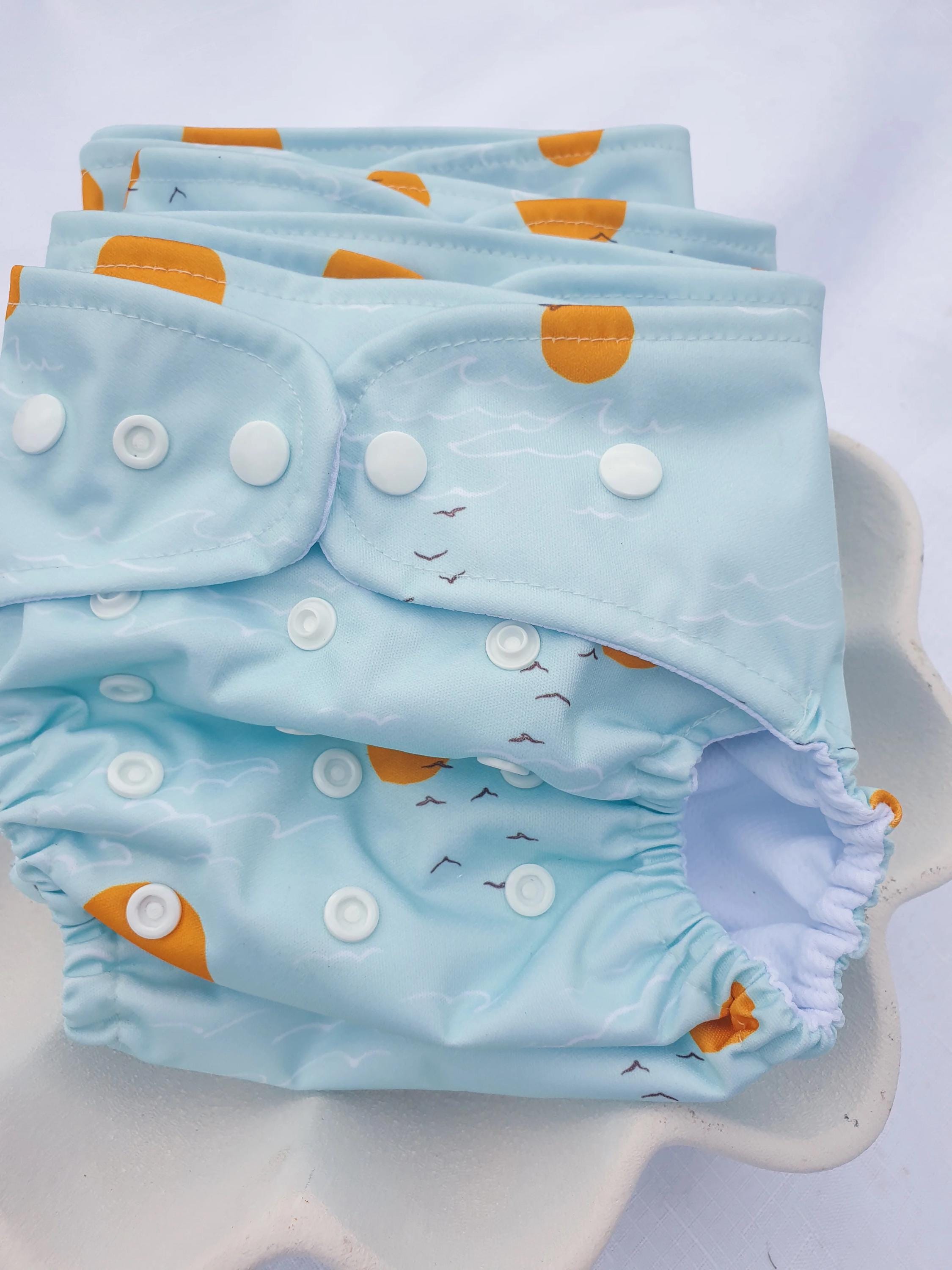 Handmade Swim Nappy: Adjustable Reusable Cloth Diaper (7-14kgs)