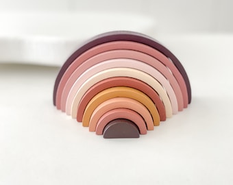 Wooden Rainbow Stacker