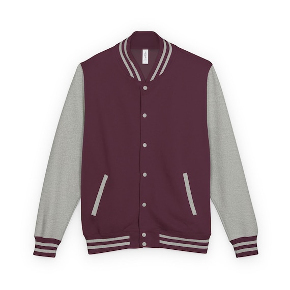 Heavyweight letterman jacket ai generated tiger art