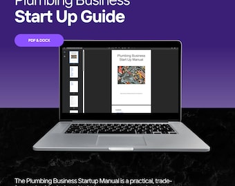 Plumbing Business Startup Manual | Step-by-Step Guide to Starting & Growing a Plumbing Company + Costs and Checklists