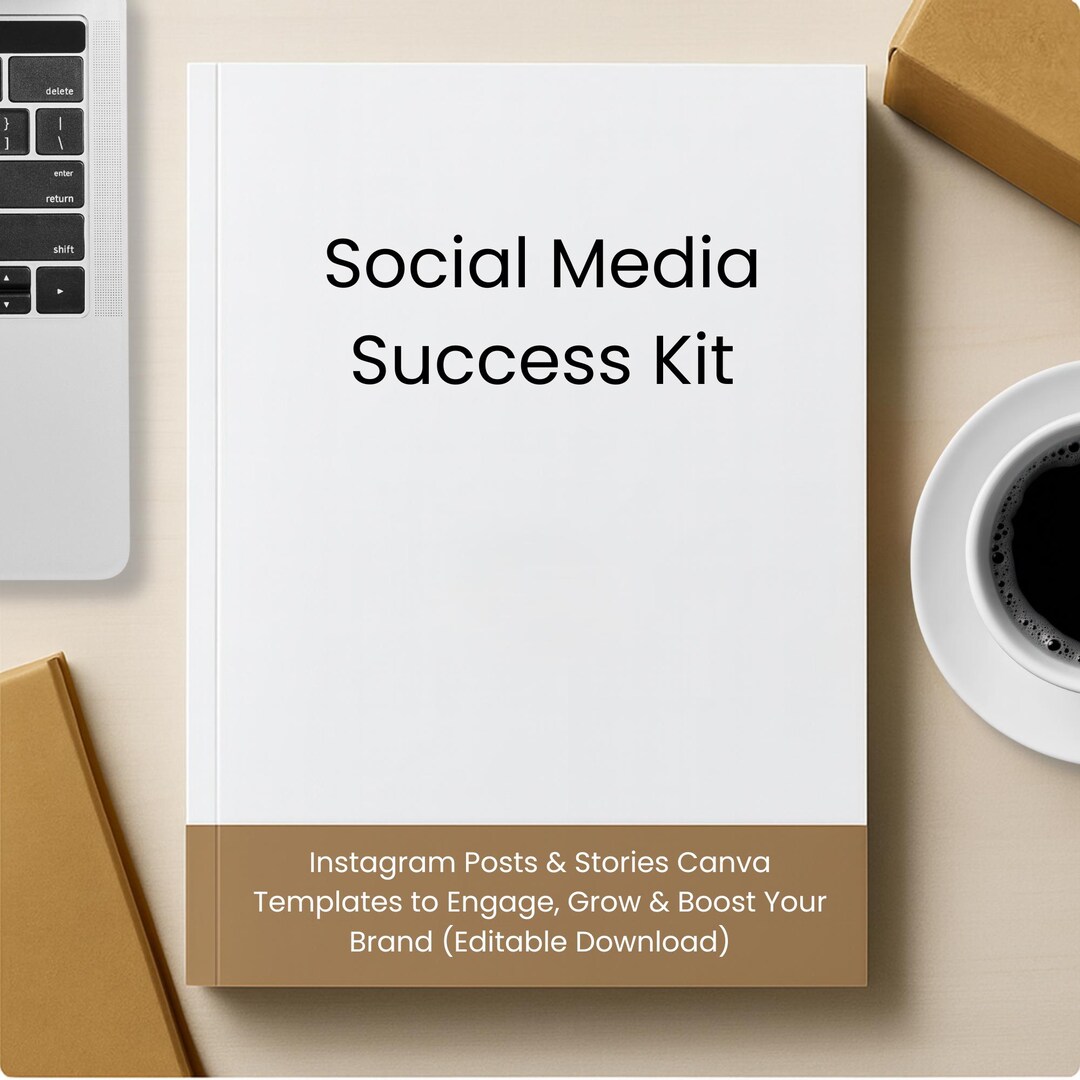 Success Insta Posts Social Media Success Kit | Instagram Posts & Stories Canva Templates to ...