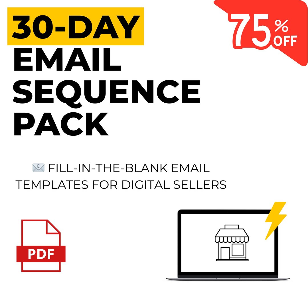 ultimo - bundle of 32 email templates –... 30-day Email Sequence Pack – Email Templates for Digital Product ...