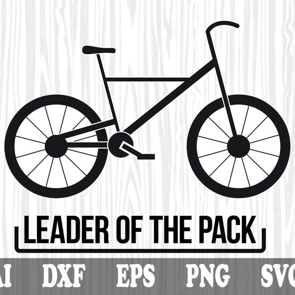 Leader of the pack svg, png, eps, dxf, silhouette, Instant Download