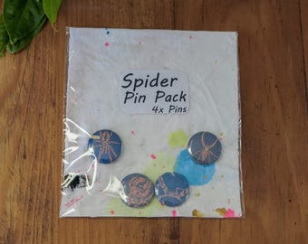 Paquete de pins de araña