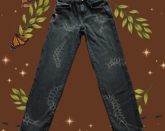Centipede Hand Bleached Jeans