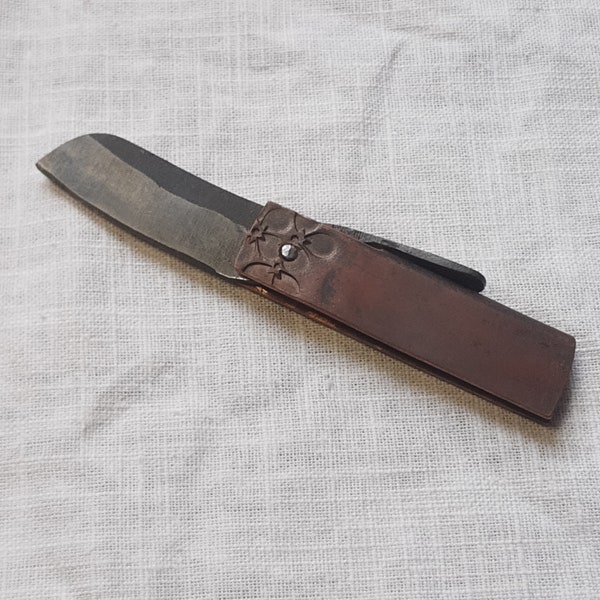 Knife, Friction folder, Decorated, Higo style, Small