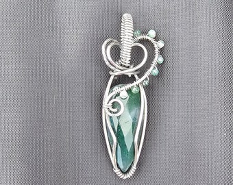 Moss Agate | Wrapped in Silver