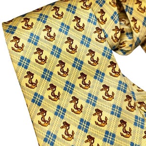 Vintage 90s Italian Silk Tie 100% Wide Necktie Made in Italy 9.5 cm Designer Style Business Tie Retro Abstract Geometric Print Mint Condition image 7