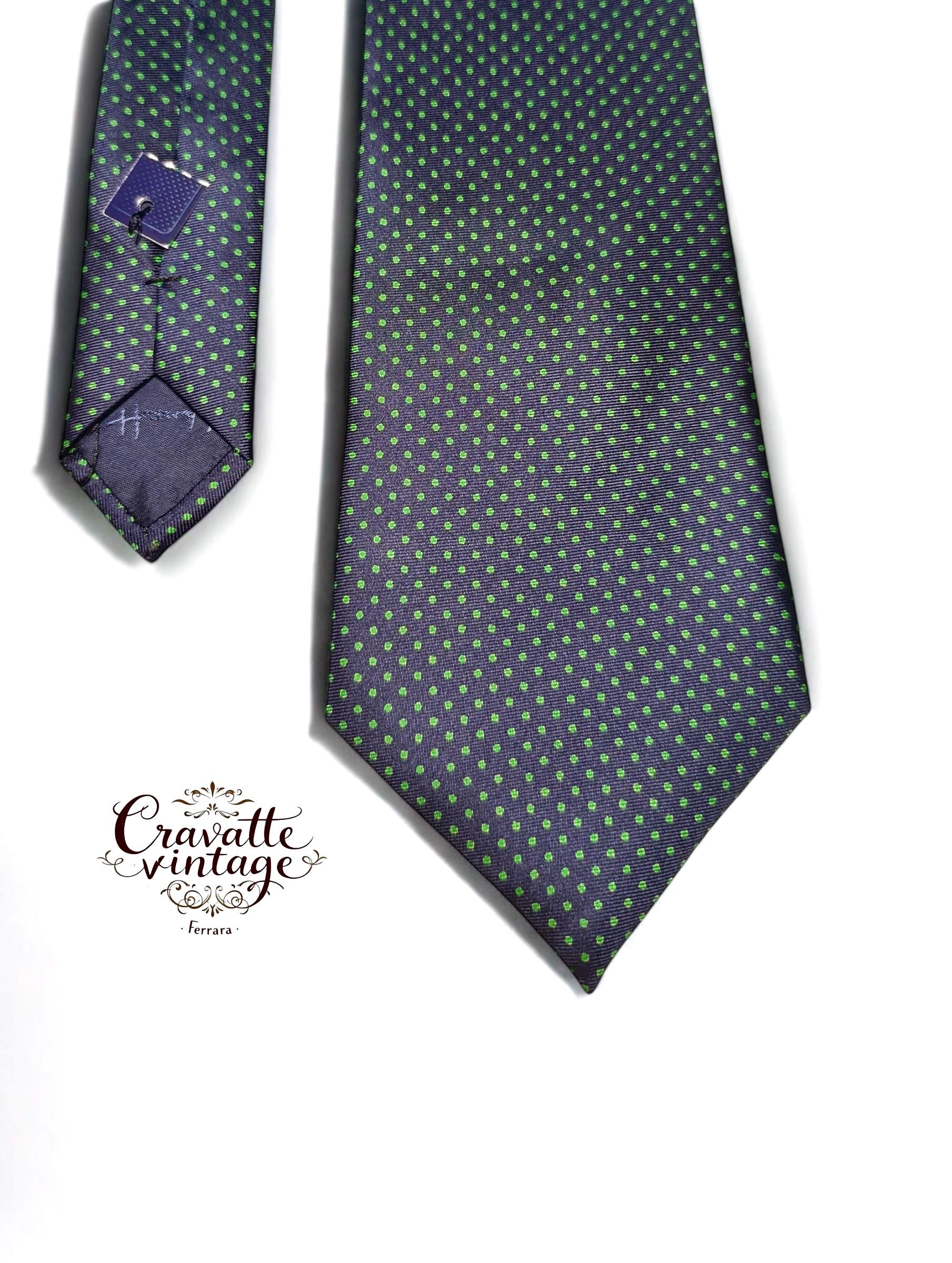 フマガッリ 100%シルクネクタイ 新品タグ付き - イタリア製高級ブルー