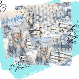 Beautiful Winter / Klappkarte /Winter/A6/KL030