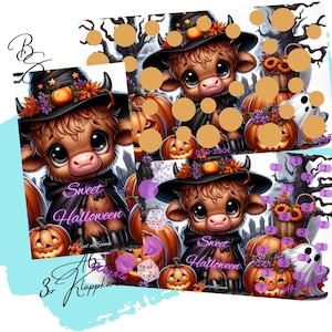 Sweet Halloween/ Klappkarte /Halloween /A6/KL054