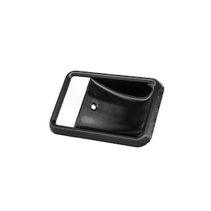 2x Mazda RX7 SA22C Door Inside Handle Bezel Trim - Black (Part DHA49909)