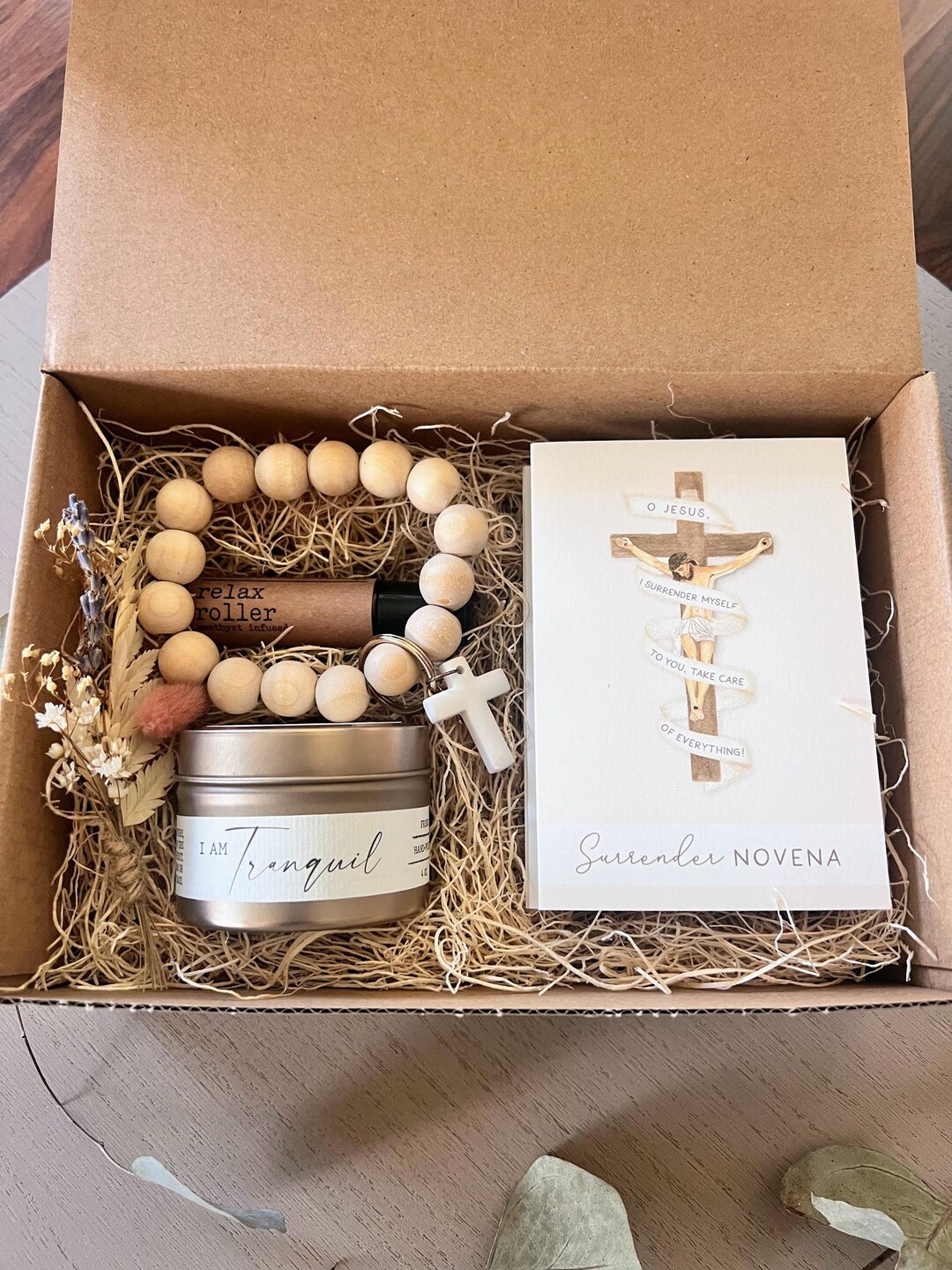 Surrender Boxes Surrender Novena Gift Box, Catholic Encouragement Gift for Women, Hard ...