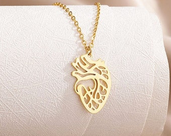 real heart necklace, heart necklace, true heart