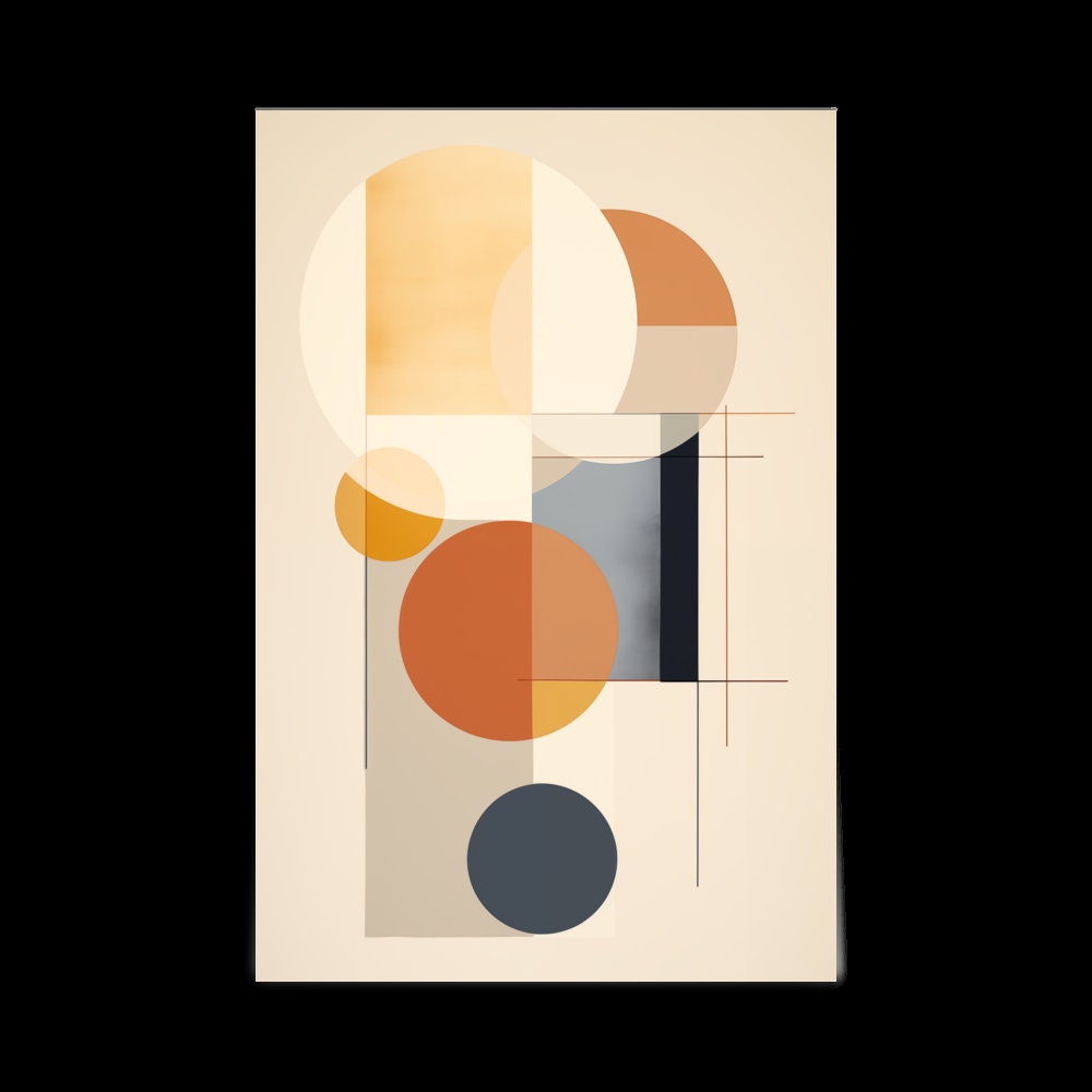 Beautiful view of Small Modern Home Geometric Pattern Art