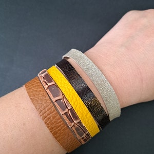 Leather cuff bracelet, Custom bracelet colourful, Wide bracelet cuff for women&#39;s, Handmade unique design genuine leather bracelets cuff