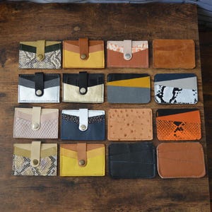 Portafoglio da uomo porta carte in pelle, portafoglio minimalista accessori da viaggio regalo 60° compleanno, porta biglietti da visita in pelle, tasca frontale