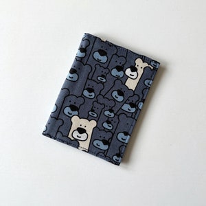 Süße Hunde Kartenhalter - Kleine Brieftasche, Visitenkartenetui, Animal Print Geldbörse, Geschenk für Sie und Ihn