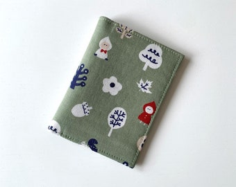Nature Print Card Holder – Small Fabric Case/Pocket Wallet