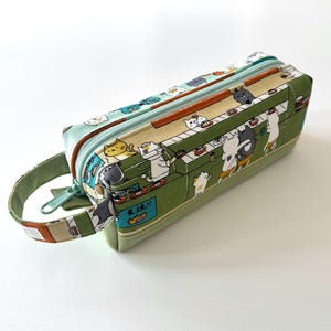 猫と寿司のペンケース - かわいい日本の文房具オーガナイザー