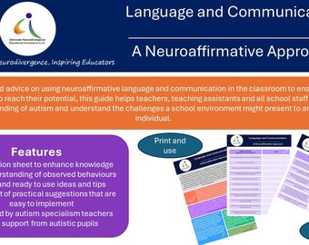 Language and Communication: A Neuroaffirmative Approach Checklist for Schools