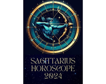 Sagittarius Astrology Horoscope 2024 Yearly, birthday Gift for Sagittarius Zodiac