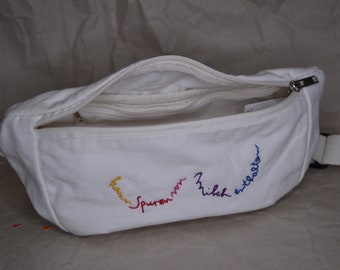 Bauchtasche "Kann Spuren von Milch enthalten