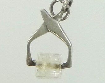 Dollhouse Miniature Food Accessories Supply 3 Metal Ice Bakery Tong Charms 8924