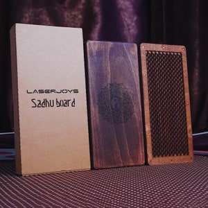 Handgefertigtes Sadhu Brett – Holznagelbrett für Yoga & Meditation | Einzigartiges Self-Care Geschenk | Personalisiertes Yoga-Akupunktur-Board | Wellness Geschenk