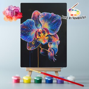 Orchidee A10 Malset, Blumen Malen Nach Zahlen Kit, Malen Nach Zahlen Kit, Malen Nach Zahlen Kit, Malen Nach Zahlen Für Erwachsene, Malen Party Geschenk