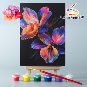 Orchidee A15 Malset, Blumen Malen Nach Zahlen Kit, Malen Nach Zahlen Kit, Malen Nach Zahlen Kit, Malen Nach Zahlen Für Erwachsene, Malen Party Geschenk