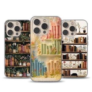 Etui na telefon Book Lover - Vintage Bookish Design na iPhone'a 16, 15 Pro, 14, 13, 12 | Samsung S23, S24, A35 | Google Pixel 9, 8, 7, 6