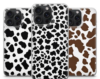 Cow print Phone Case Animal Pattern Cover Farm style for iPhone 15 Pro, 14, 13, XR, Samsung Galaxy S23, S24, A54 | Google Pixel 8A, 7A, 6A