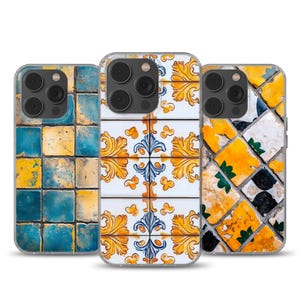 Porcelain Tile Phone Case Portugal Azulejo cover for iPhone 16e, 14, 13, 12, Samsung S25, A15, S21, S23 Ultra, Google pixel 8, 9 Pro