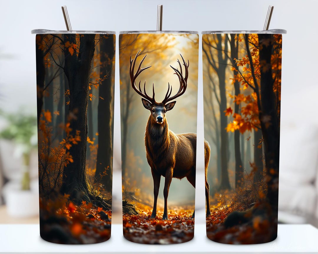 Camo Flag Deer Tumbler Wrap, 20 Oz Skinny Tumbler Sublimation Design ...