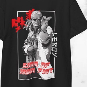 TEKKEN Leroy Smith Anime T Shirt Unisex Tekken Tshirt Gaming Streetwear Graphic Tees Gifts for Gamers Stylish Japanese Anime Shirt