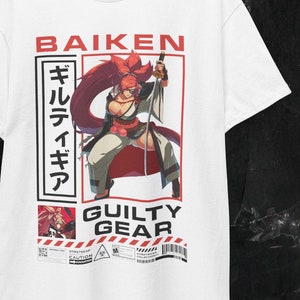 GUILTY GEAR Baiken Anime T Shirt Softstyle Unisex FGC Shirt Gaming Streetwear Graphic T-Shirt Gifts for Gamers Japanese Anime Shirt