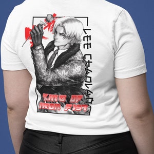 TEKKEN Lee Choalan Anime T Shirt Unisex Tekken Tshirt Gaming Streetwear Graphic Tees Gifts for Gamers Stylish Japanese Anime Shirt